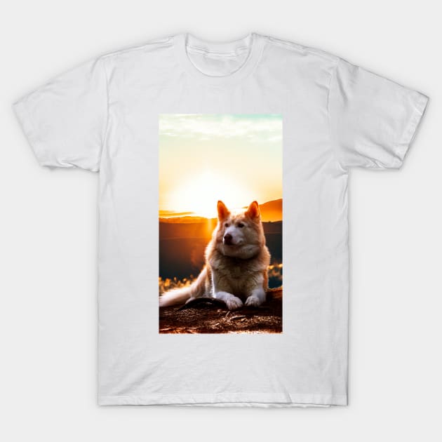 Alpha Wolf T-Shirt by sherifarts